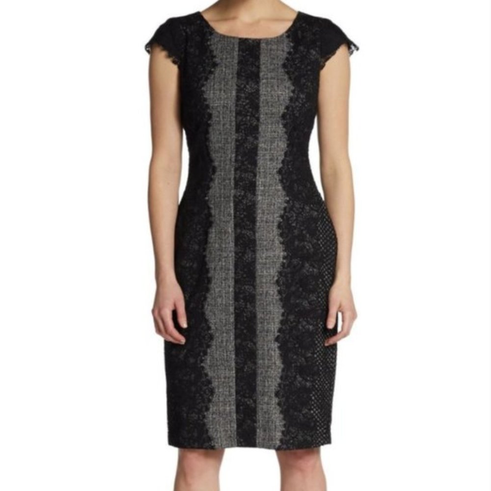 Betsey Johnson Lace Sheath Dress (Size 6)